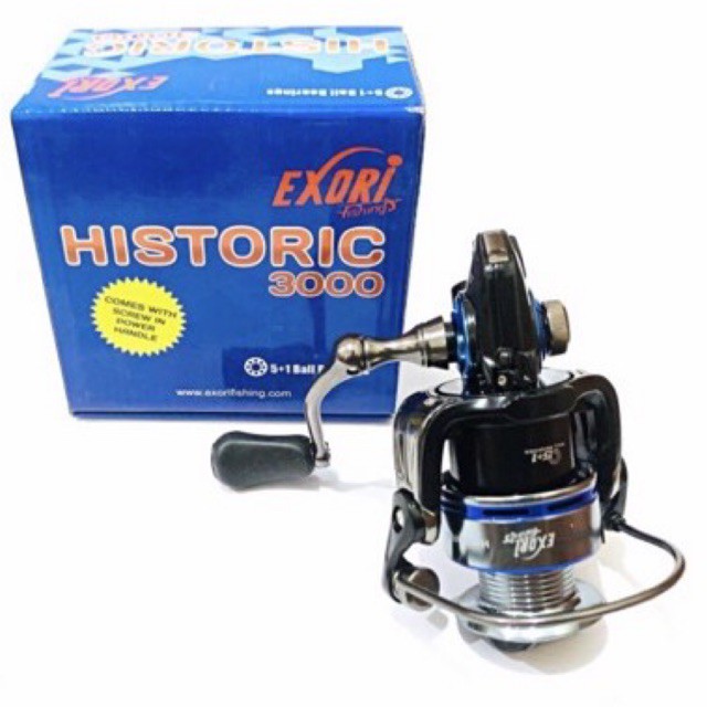 Reel | Spinning EXORI HISTORIC | Power Handle | 5+1BB