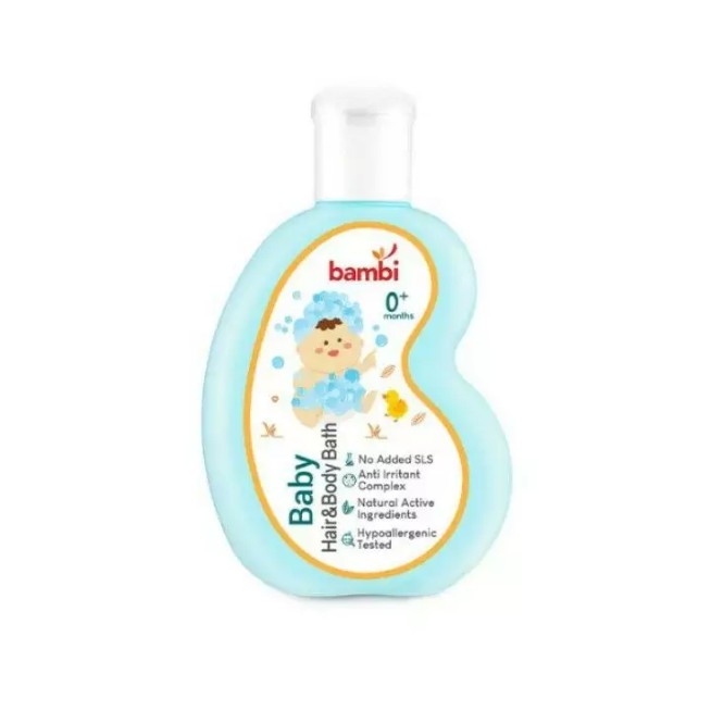 PERA532 BAMBI HAIR AND BODY BATH 2IN1 100ML SABUN SHAMPO BAYI