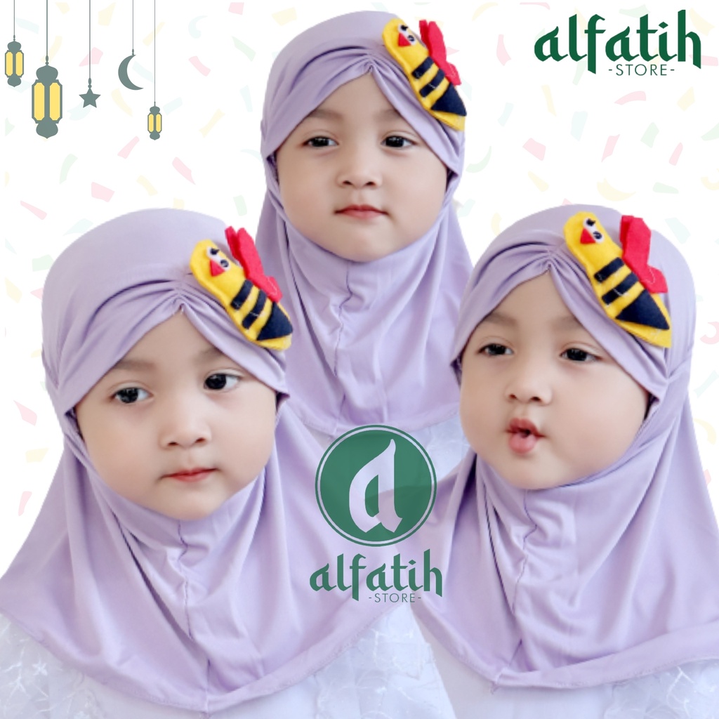 ALFATIH STORE / JILBAB ANAK SYIRIA LEBAH / /JILBAB ANAK MURAH / HIJAB ANAK / KERUDUNG ANAK PEREMPUAN HIJAB BAYI COD / KERUDUNG ANAK HIJAB ANAK BAYI PEREMPUAN / HIJAB ANAK / JILBAB ANAK BAYI USIA 2 TAHUN BAHAN JERSEY PREMIUM NYAMAN DI PAKAI