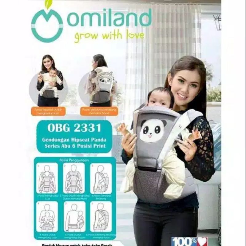 OMILAND / SNOBBY / Baby Joy Gendongan 7 Posisi Hipseat