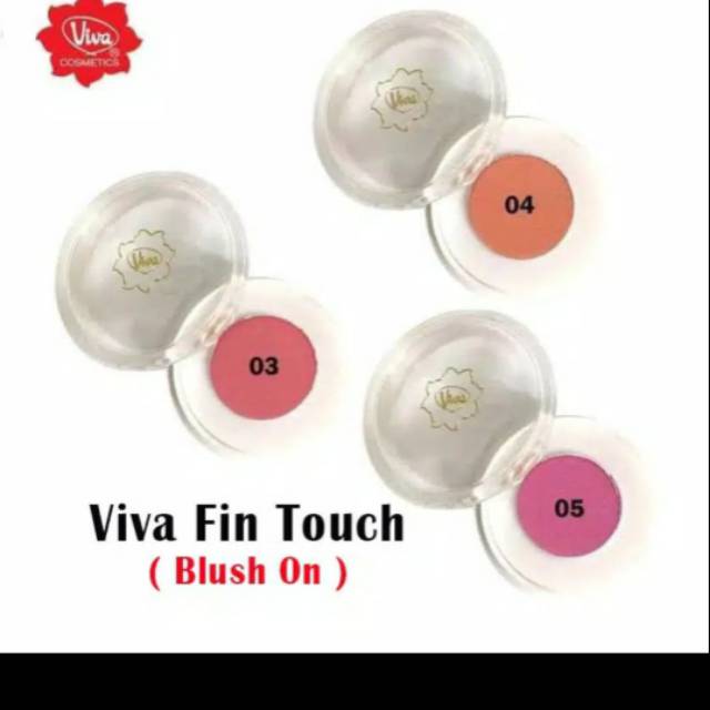 ❤️ jj store ❤️ Viva Fin Touch blus blush on bebas pilih