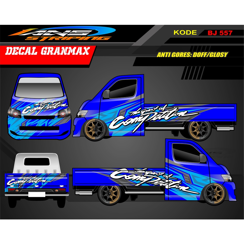 STIKER MOBIL GRANMAX PICK UP / DECAL MOBIL GRANMAX CARRY L300