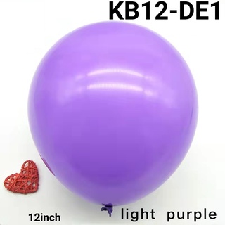 Jual KB12 DE1 Balon Latex 12 Inch 30 Cm Doff Tebal Ungu Orchid Satuan Ecer Balon Latex Bulat