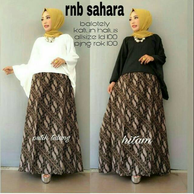 Setelan/rok and blus sahara