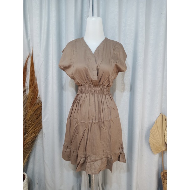 DASTER MINI MOZA RAMPEL BUSUI FRIENDLY MOTIF-Brown