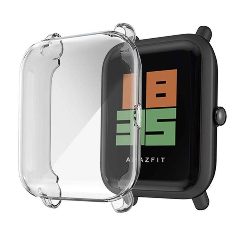 Pelindung Layar Slim Colorful Frame TPU Case Untuk Huami Amazfit Bip U S 1S Bip Lite pro Cover Protect Shell Untuk Xiaomi Amazfit Bip Lite 1S U pro Watch Dengan Pelindung Layar