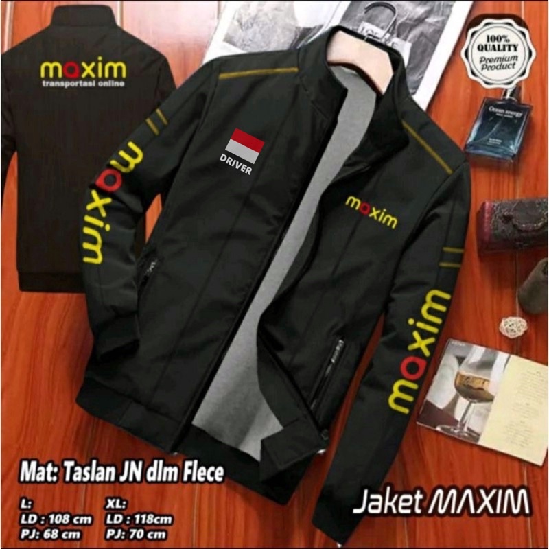 JAKET MAXIM / JAKET PRIA DRIVER TERBARU MAXIM
