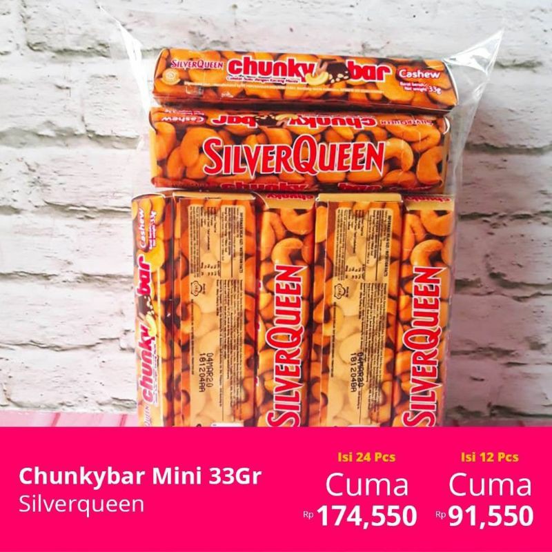 

CHUNKY BAR MINI 33 GR (ISI 12 PCS)