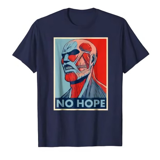 Tshirt Titan No Hope SNK Attack On Titan