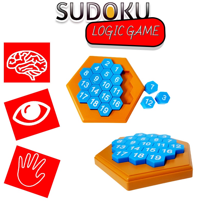 Mainan Edukasi Logic Game Sudoku BIRU