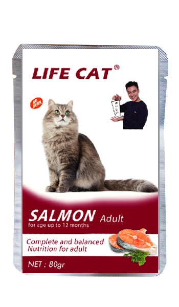 Image of LIFE CAT Pouch 85gr Wet Cat Food / Makanan Kucing Basah 85Gr #4