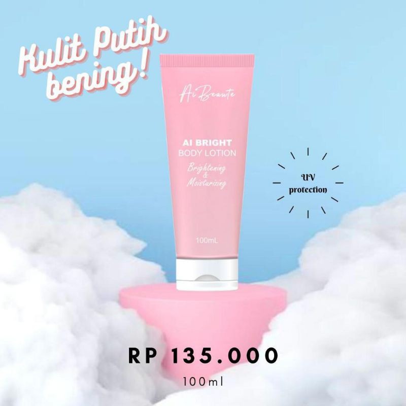 PROMO BODY LOTION AIBEAUTY | AIBEAUTE | AI BRIGHT (FREE WHITENING MASK)