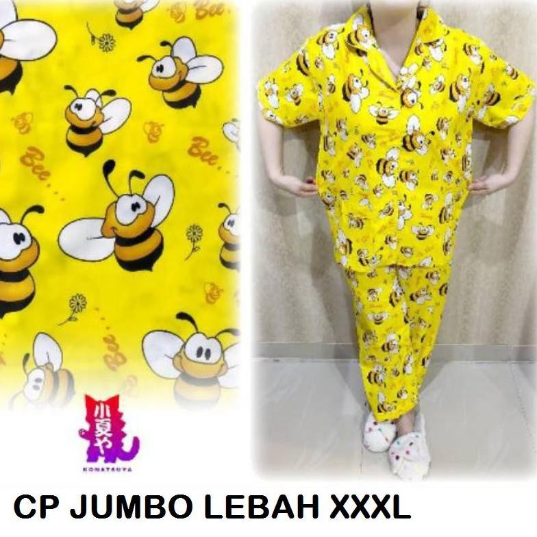 LFF Piyama CP Jumbo Wanita Dewasa-Lebah