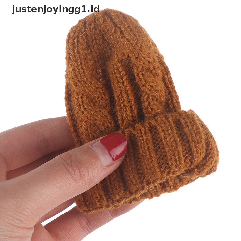 Miniatur Topi Beanie justenjoyingg1.id / 1 / 6 Untuk Dekorasi Rumah Boneka