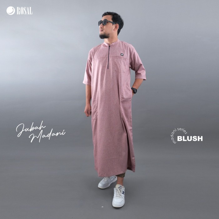 Jubah Madani ROSAL Gamis Jubah Katun Madinah Pria Dewasa