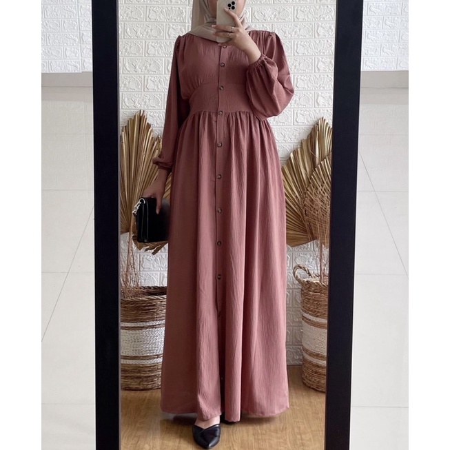 GAMIS WANITA CRINKLE AIRFLOW / DRESS TERBARU 2022 / DRESS JUMBO GAMIS JUMBO