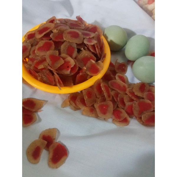 krupuk /krupuk telur asin mentah 1kg