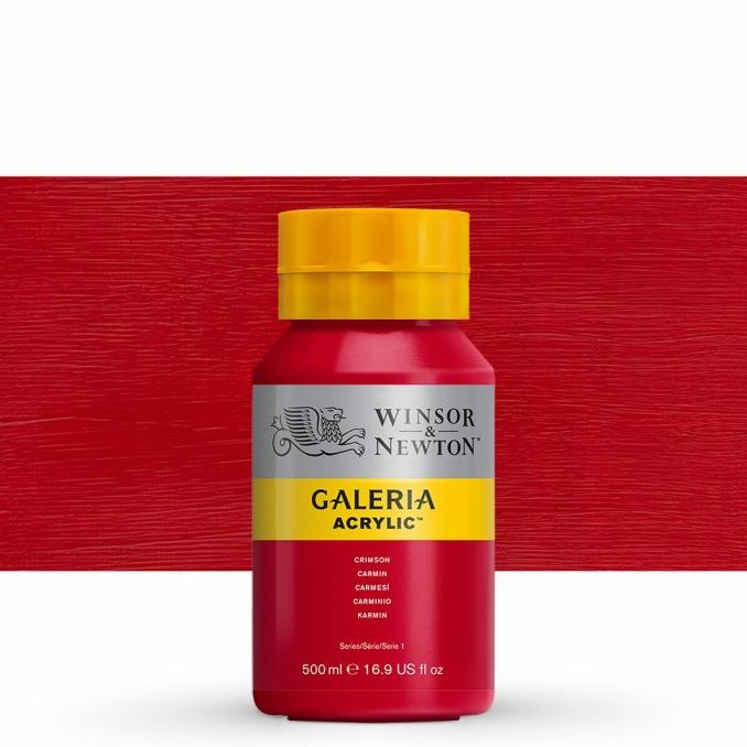 

Galeria Acrylic Colour 500 ml Crimson Winsor & Newton