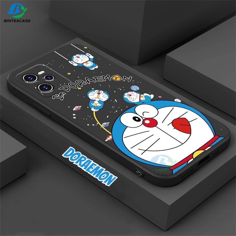 Realme 10 C35 C21Y C25Y C21 RealmeC11 C25 C17 C15 C12 C3 C2 Realme 8i 7i 5 5i 6i 6Pro 7Pro New Starry Sky Motif Doraemon Silikon Soft Case Phone Cover Binteacase