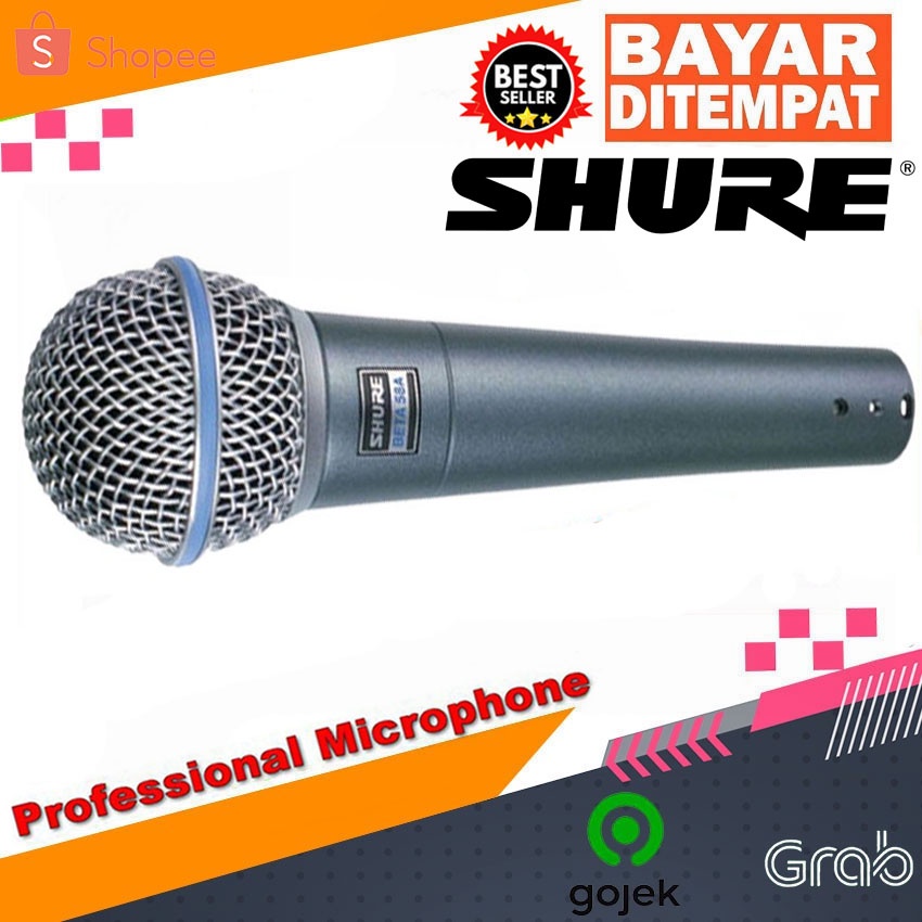 MIic SHURE BETA 58A Shure Beta 58A Mikrofon Kabel