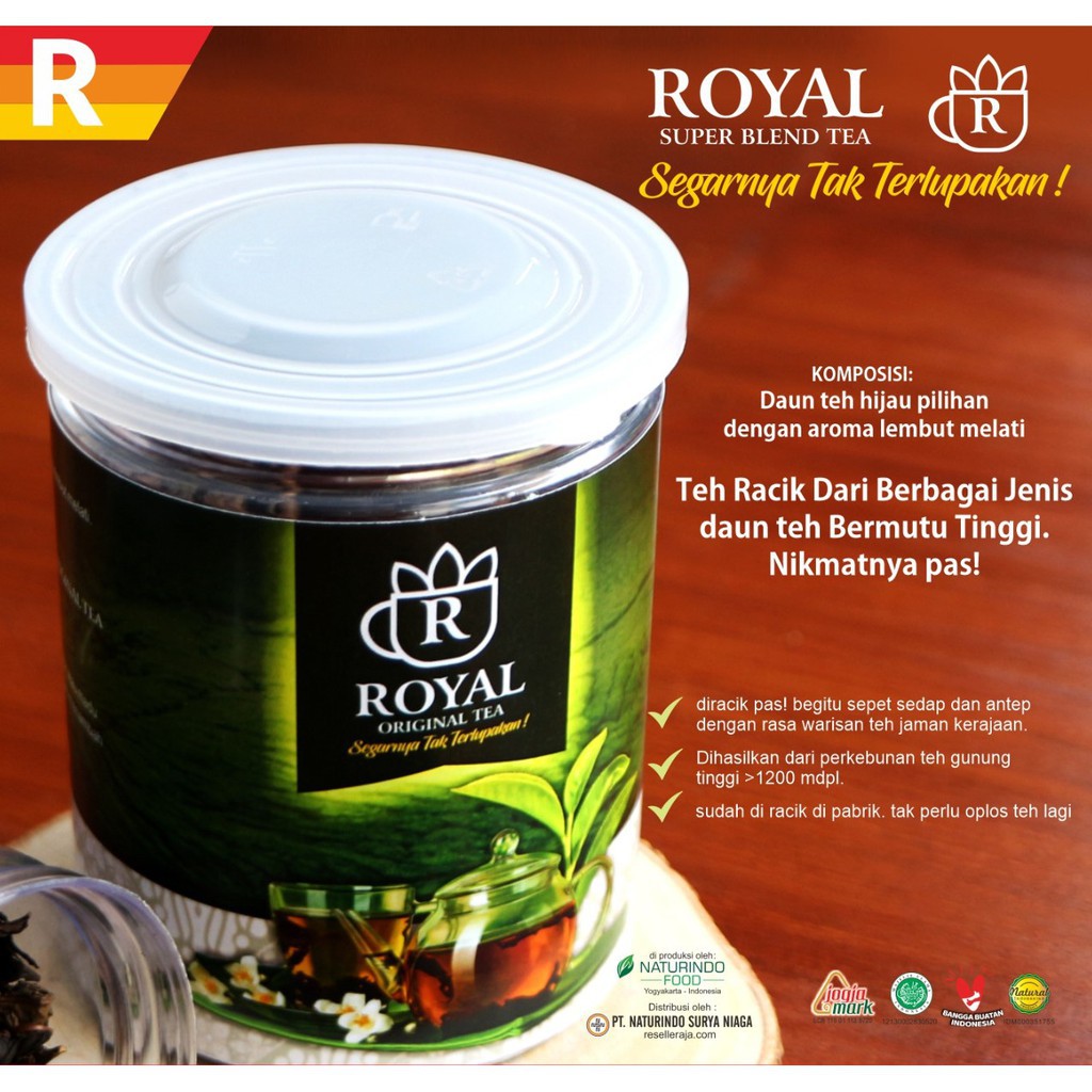 

Royal (Super Blend Tea) Teh Antikanker Kaya Antioksidan