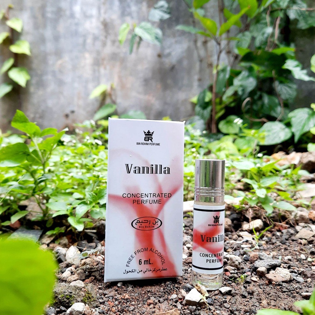 VANILLA Minyak Wangi Roll Kemasan 6ml Non Alkohol