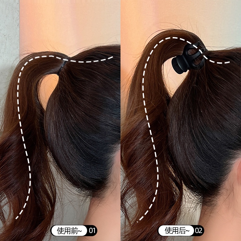 Jepit Rambut Ponytail Desain Bunga Gaya Korea Untuk Wanita