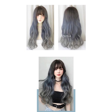 ZZ520-4 full wig korean layer wave gradation 70 cm