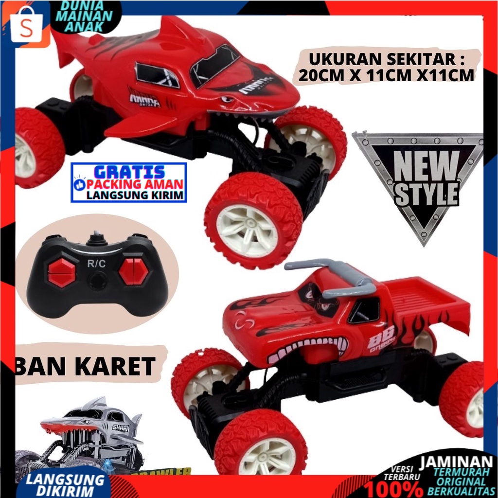 Mainan Remot Kontrol Mobil Ikan Hiu Rc Baby Shark | Remot Kontrol Anak shark car Remote Control