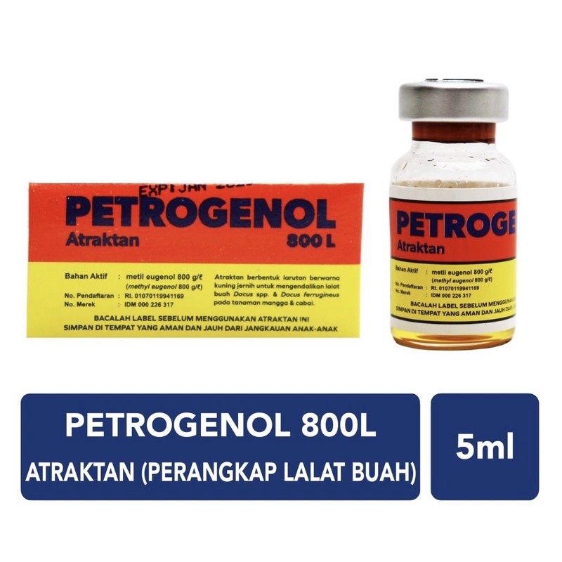 [Tani] Perangkap Lalat Buah 5ml Petrogenol 800L