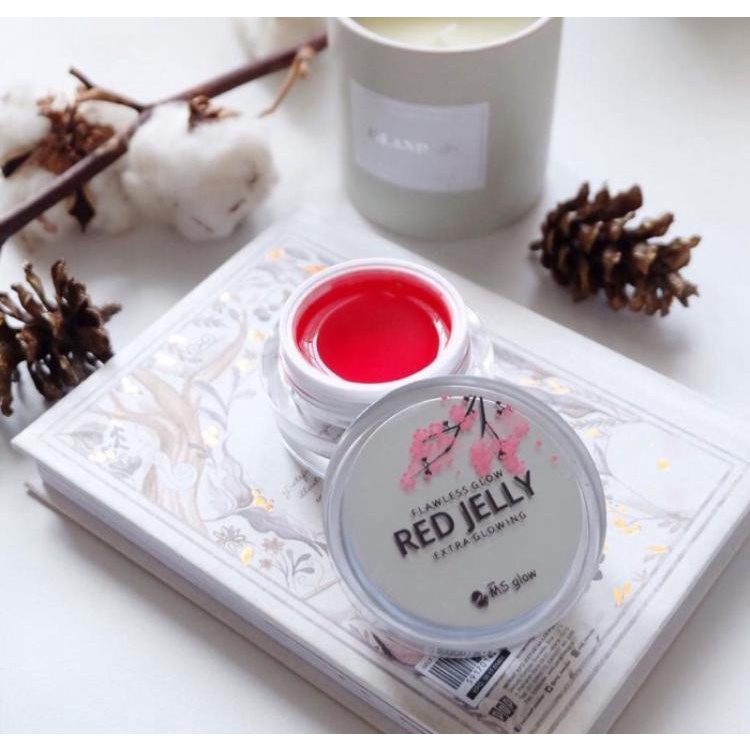 Red jelly oryginal Ms glow asli resmi berbarcode