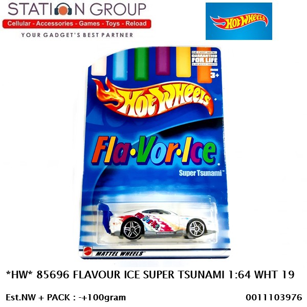 HOT WHEELS 85696 FLAVOUR ICE SUPER TSUNAMI 1-64 WHITE 19