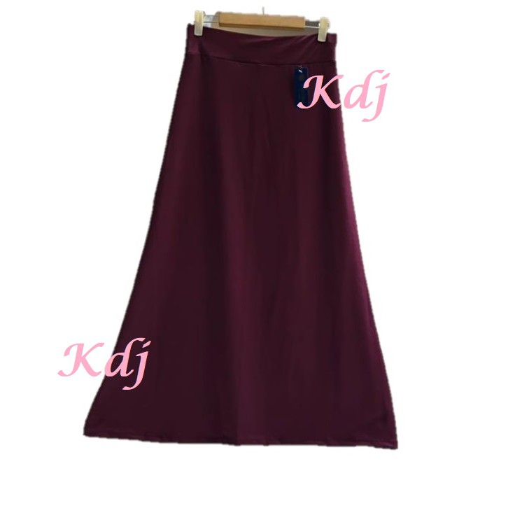 Rok Wanita Panjang Bahan Halus Adem Maxi Panjang Bahan Spandek muslimah skirt