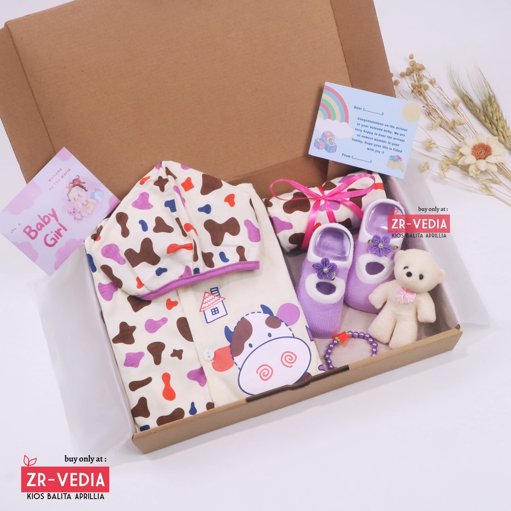 [SLEEPY] Hampers Piyama Baby Girl 0-12 Month / Hadiah Kado Lahiran Setelan Bayi Perempuan Bulan New Born Gift