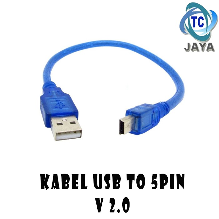 Kabel USB To MINI USB 5pin NYK / Kabel Data USB To 5 PIN