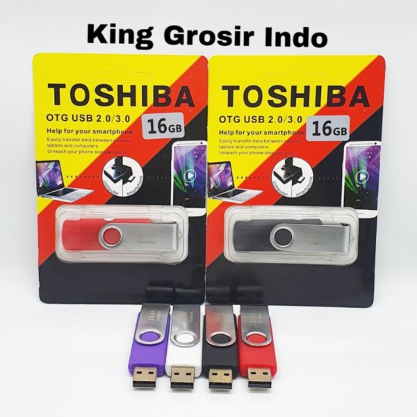 16GB Drive Unik Flashdisk Flash TOSHIBA Diskon Original OEM OTG Micro USB