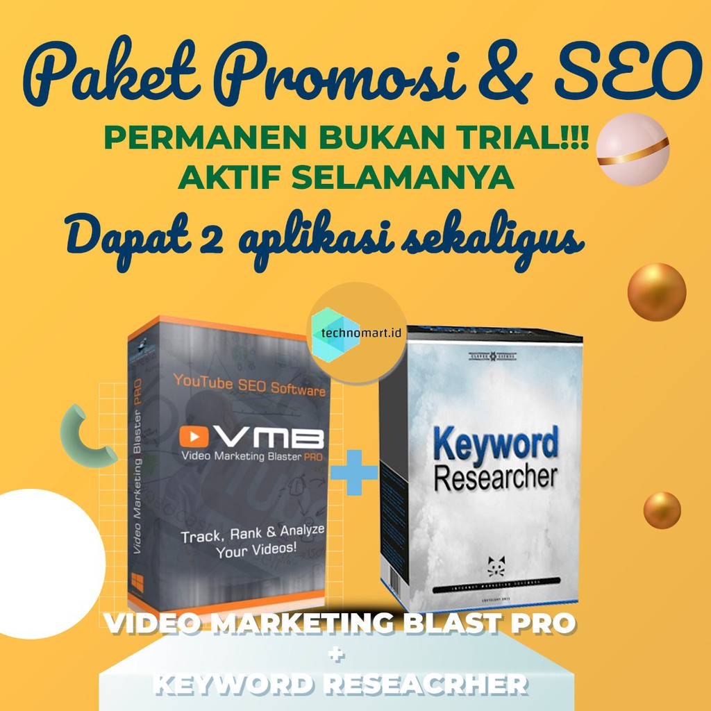 VIdeo Marketing Blaster v1.4.4 Pro + Keyword Researcher - Aplikasi SEO Yutube dan Gogle VMB Windows