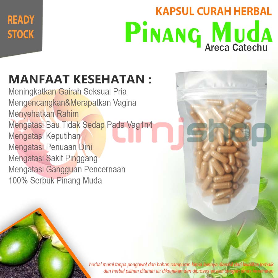 

Kapsul curah herbal pinang muda kapsul herbal keputihan