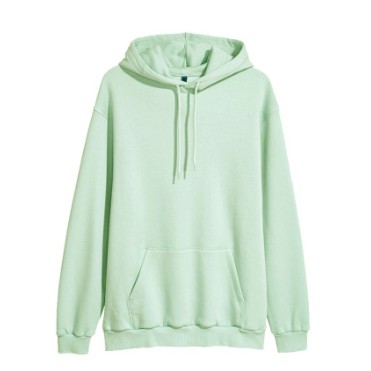 green hooded sweater