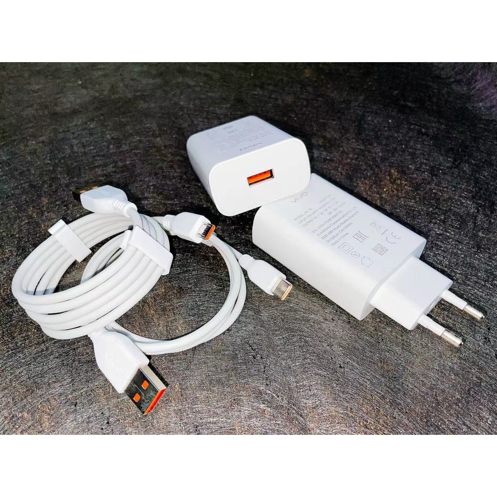 【3078-X27】[GROSIR/COD]CHARGER CASAN MICRO-USB &amp; TYPE-C VIVO X27 NEX / X60 / Y17 MICRO-USB / S1 PRO TYPE-C FAST CHARGING