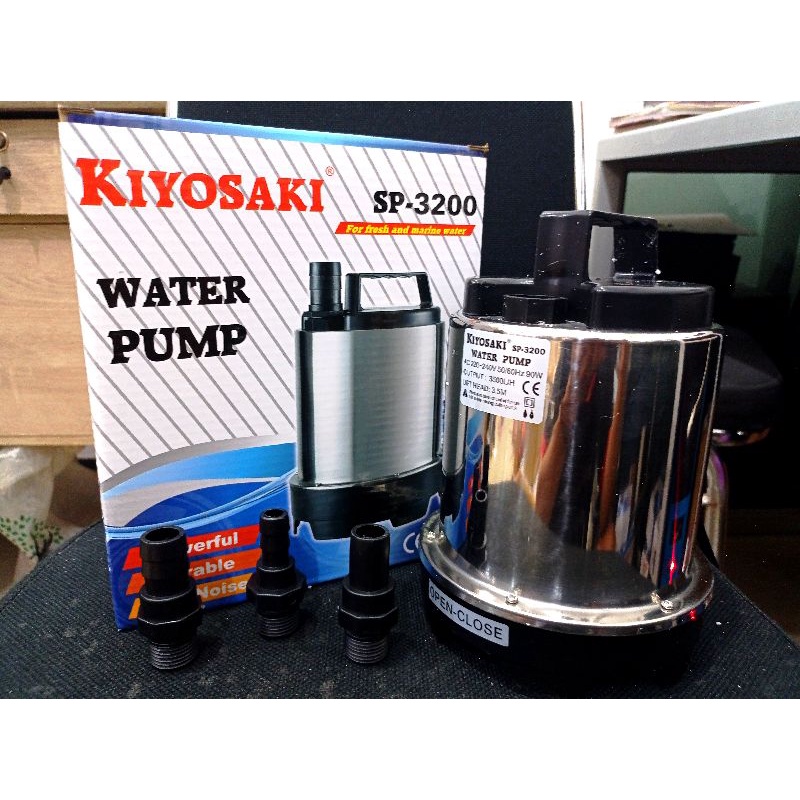 PROMO POMPA KOLAM HIDROPONIK SUBMERSIBLE PUMP KIYOSAKI SP 3200