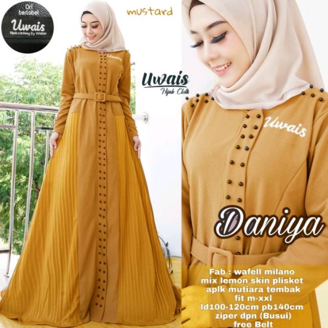 Daniya, gamis daniya, gamis ori solo, gamis ori