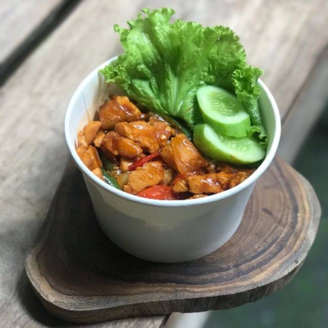 

Nasi Ayam Saus Pedas Manis