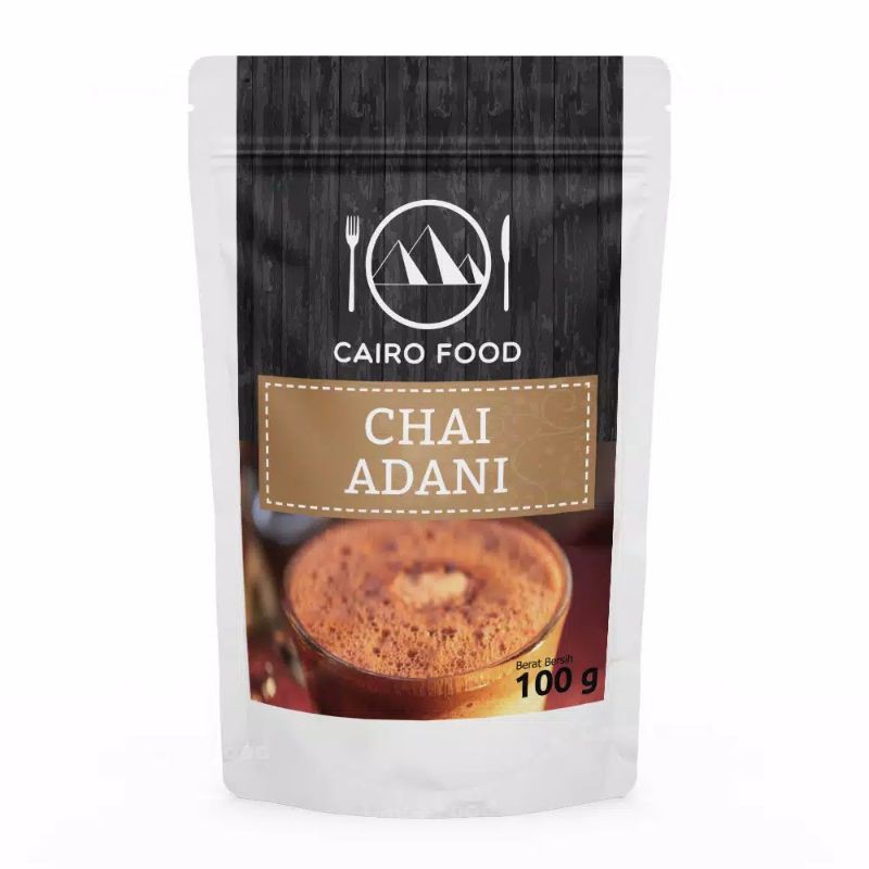 

Bubuk Chai Adani 100 Gram Teh Sahi Adni Arab dengan Jahe Kapulaga Susu Cream Kayu Manis Cengkeh