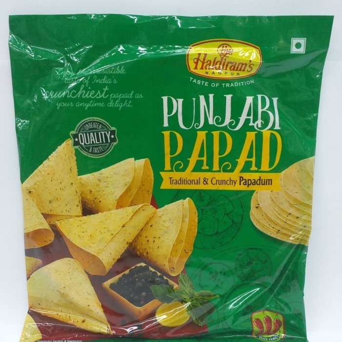 

HALDIRAMS PUNJABI PAPAD 200 GM