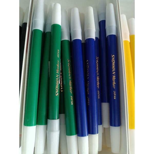

SNOWMAN MARKER biru&hijau