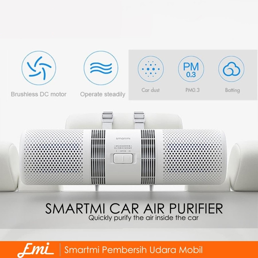 Smartmi Car Air Purifier Original Penjernih Udara Mobil PM 0,3