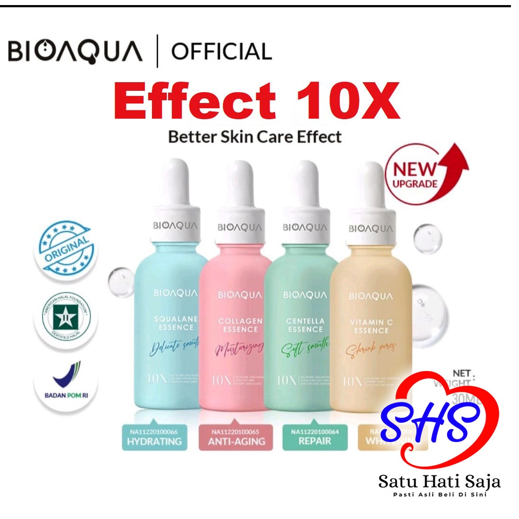 Jual BIOAQUA ESSENCE SERUM 10X EFFECT 30 ML | COLLAGEN | CENTTELA ...