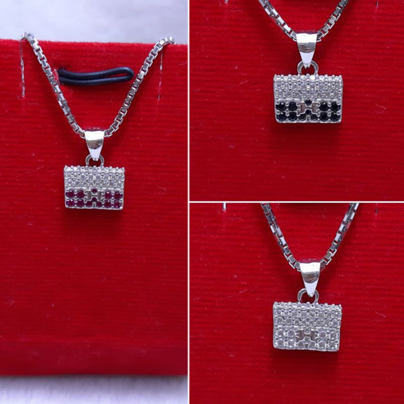 Liontin tas perak silver 925 liontin tas