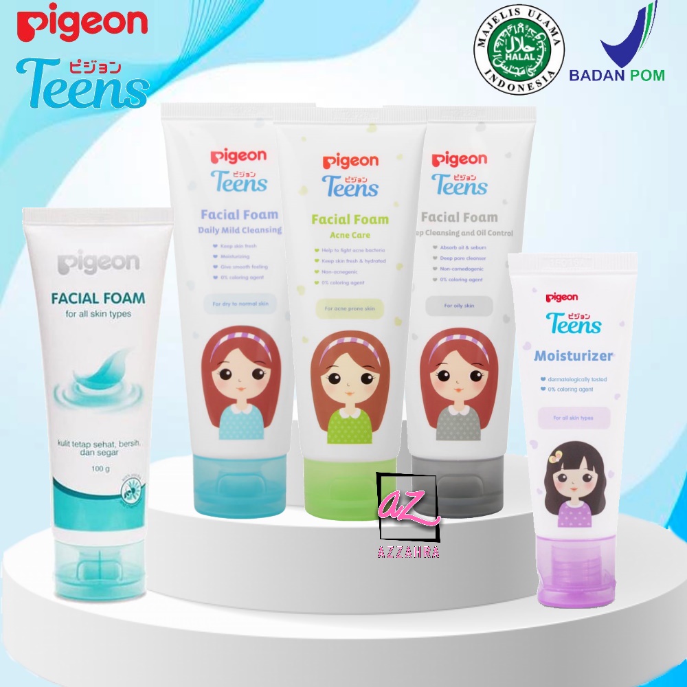 PIGEON TEENS Facial Foam / Daily Facial Foam / Anti Acne Facial Foam / Oil Control Facial Foam ORIGINAL BPOM